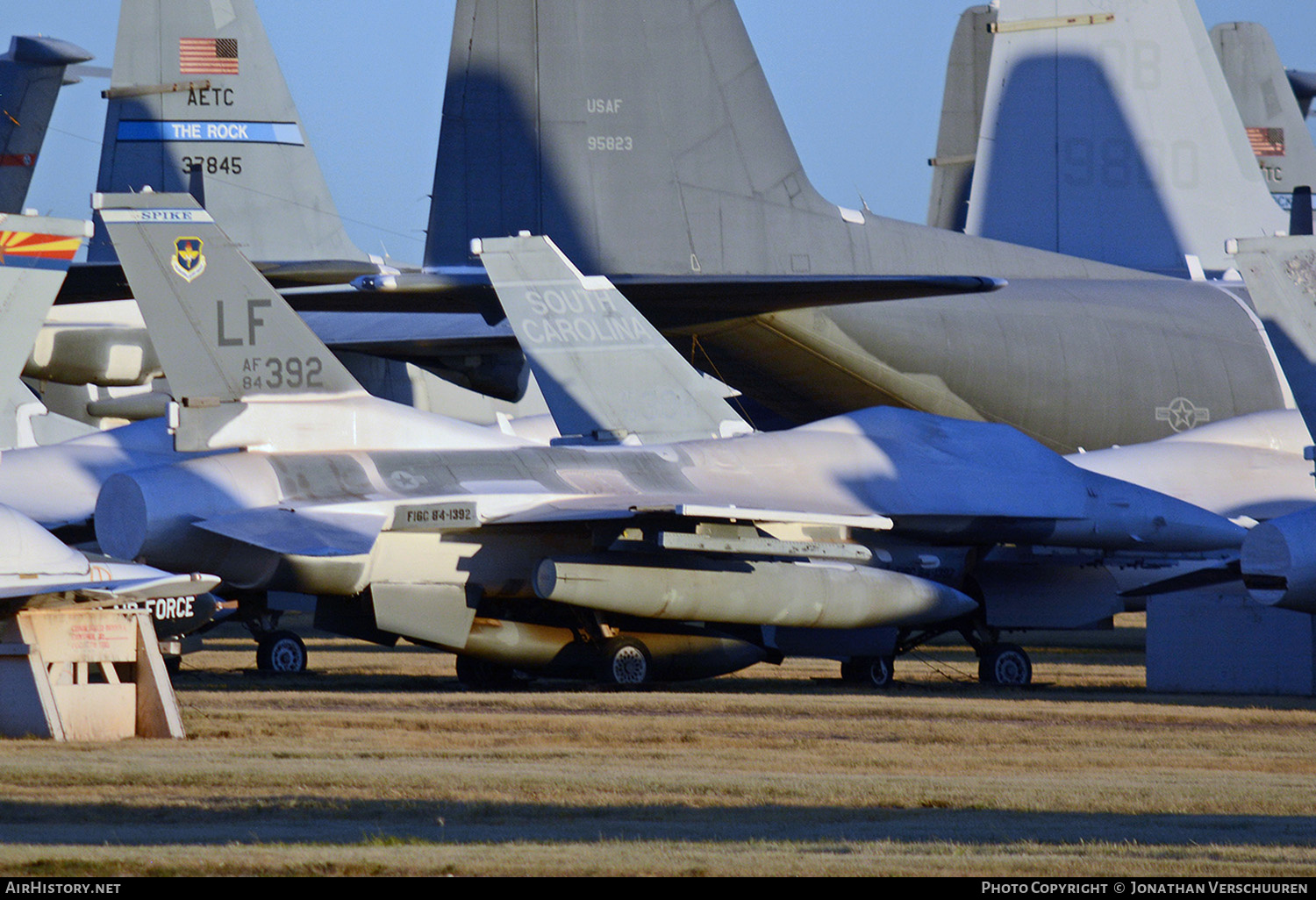 Aircraft Photo of 84-1392 / AF84-392 | General Dynamics F-16C Fighting Falcon | USA - Air Force | AirHistory.net #277010