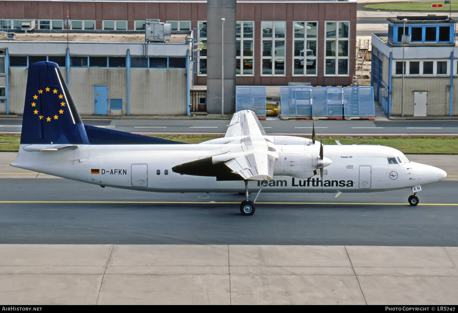 Aircraft Photo of D-AFKN | Fokker 50 | Team Lufthansa | AirHistory.net #277022