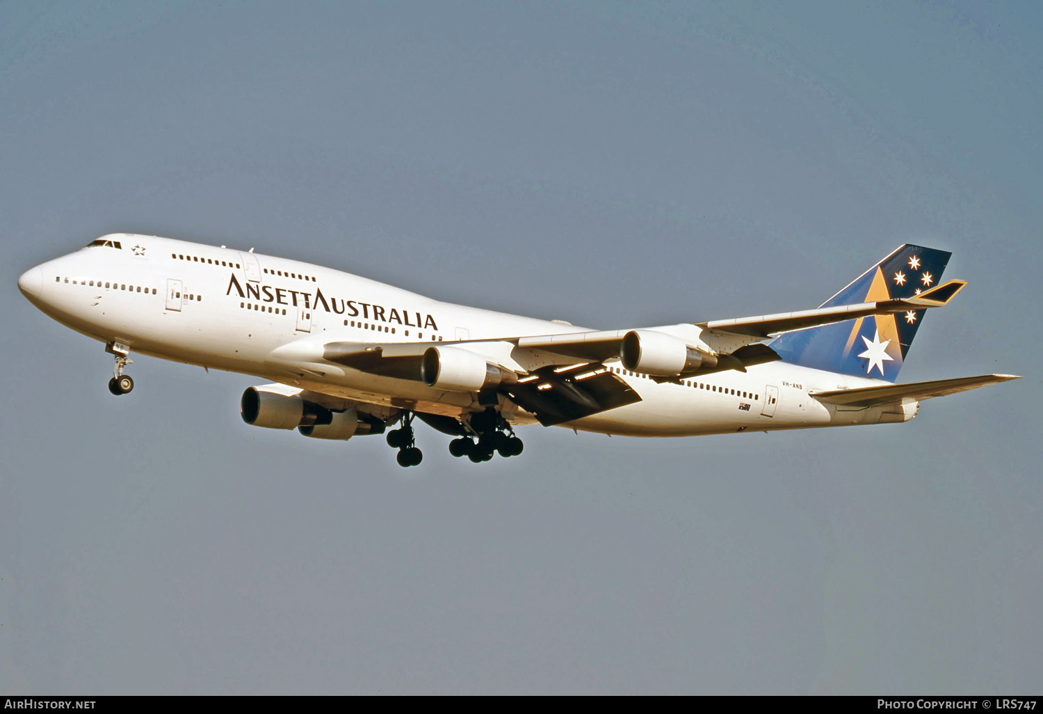 Aircraft Photo of VH-ANB | Boeing 747-412 | Ansett Australia | AirHistory.net #277027