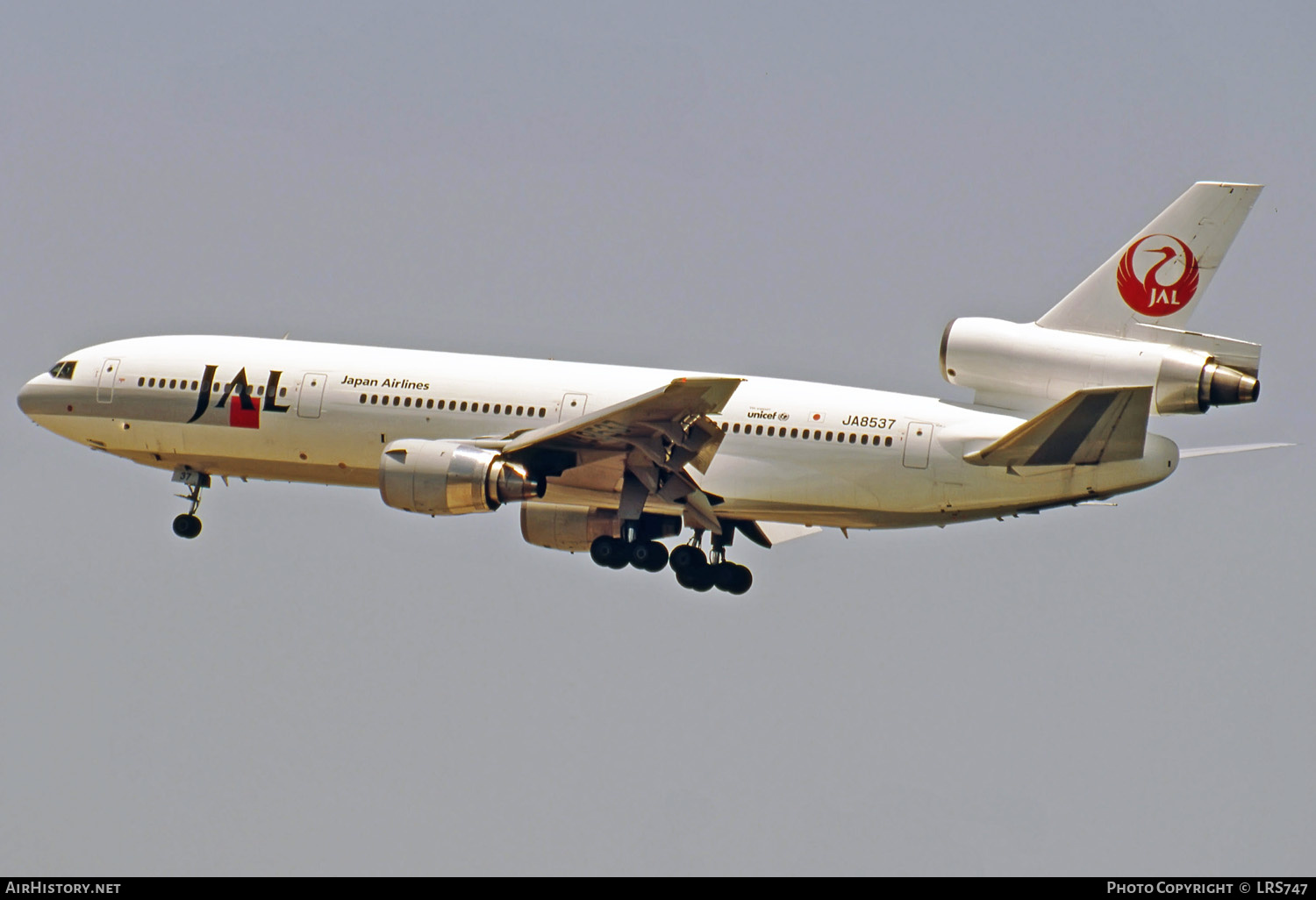 Aircraft Photo of JA8537 | McDonnell Douglas DC-10-40 | Japan Airlines - JAL | AirHistory.net #277078
