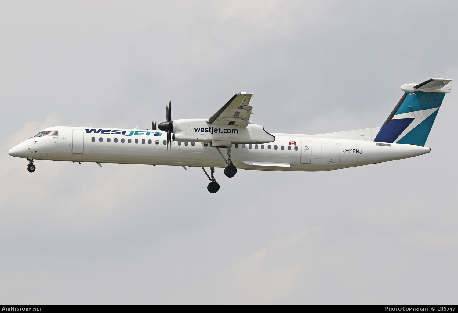 Aircraft Photo of C-FENJ | Bombardier DHC-8-402 Dash 8 | WestJet | AirHistory.net #277085