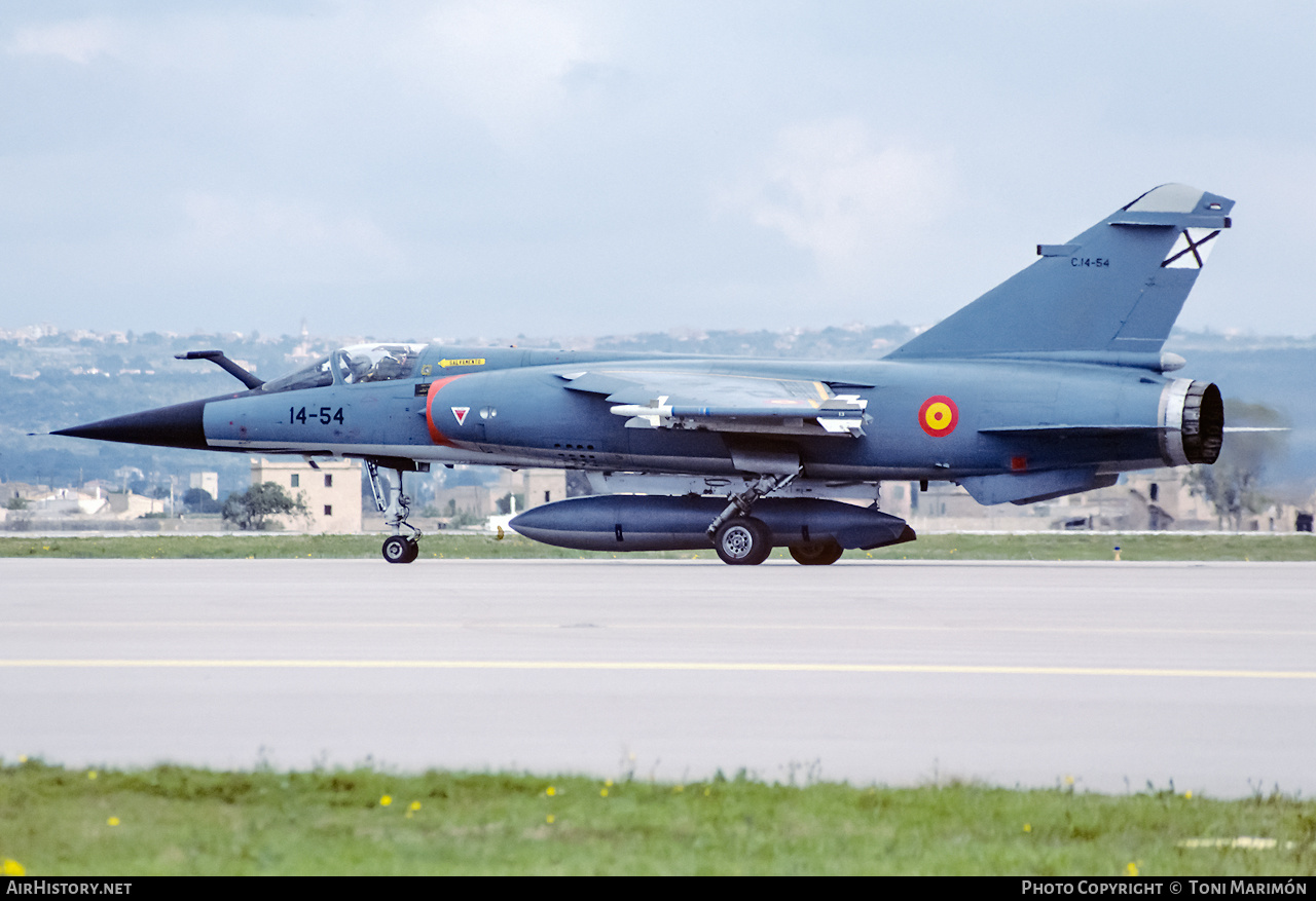 Aircraft Photo of C.14-54 | Dassault Mirage F1EE | Spain - Air Force | AirHistory.net #277115