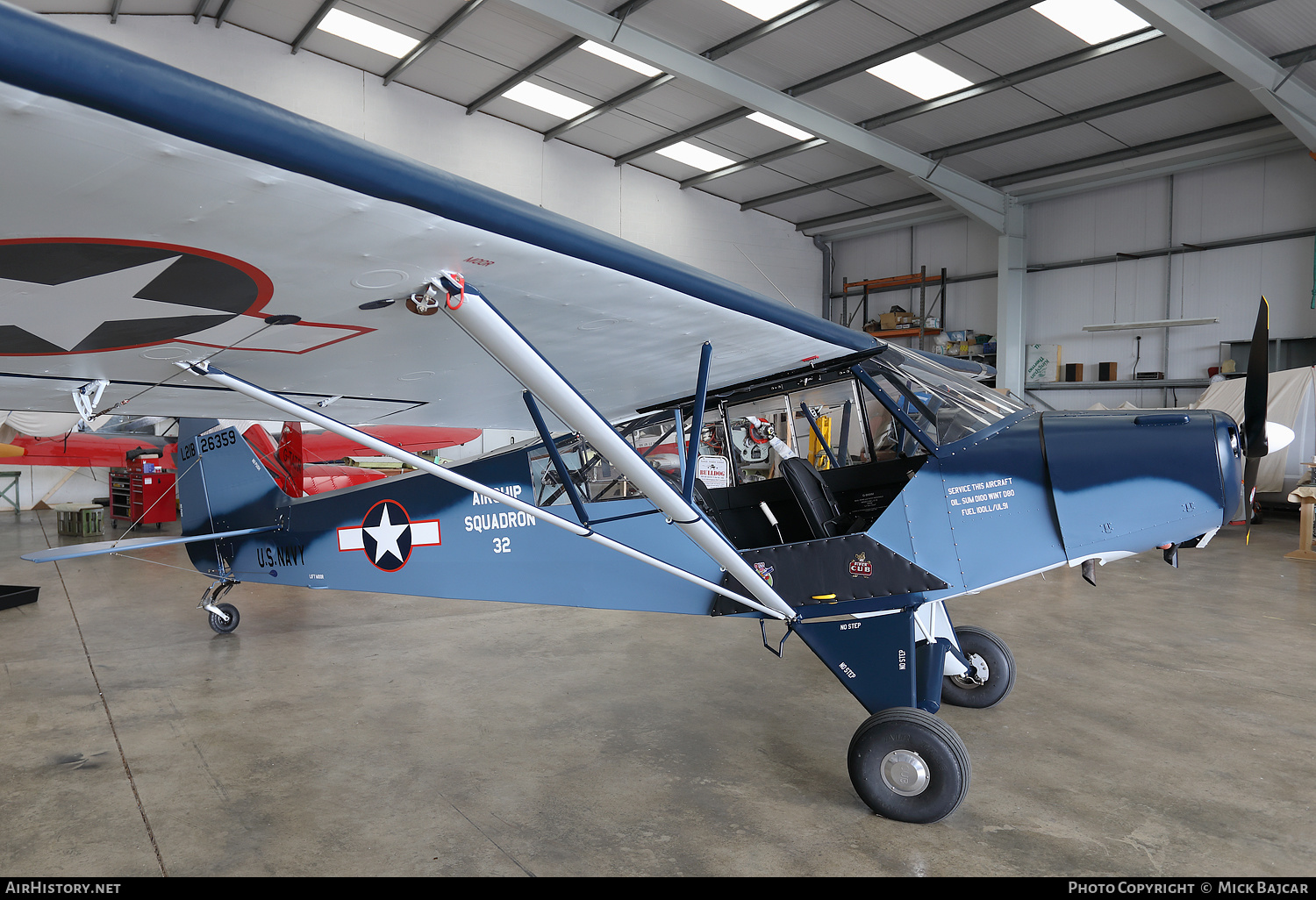 Aircraft Photo of G-BNXM / 26359 | Piper L-21B Super Cub | USA - Navy | AirHistory.net #277168
