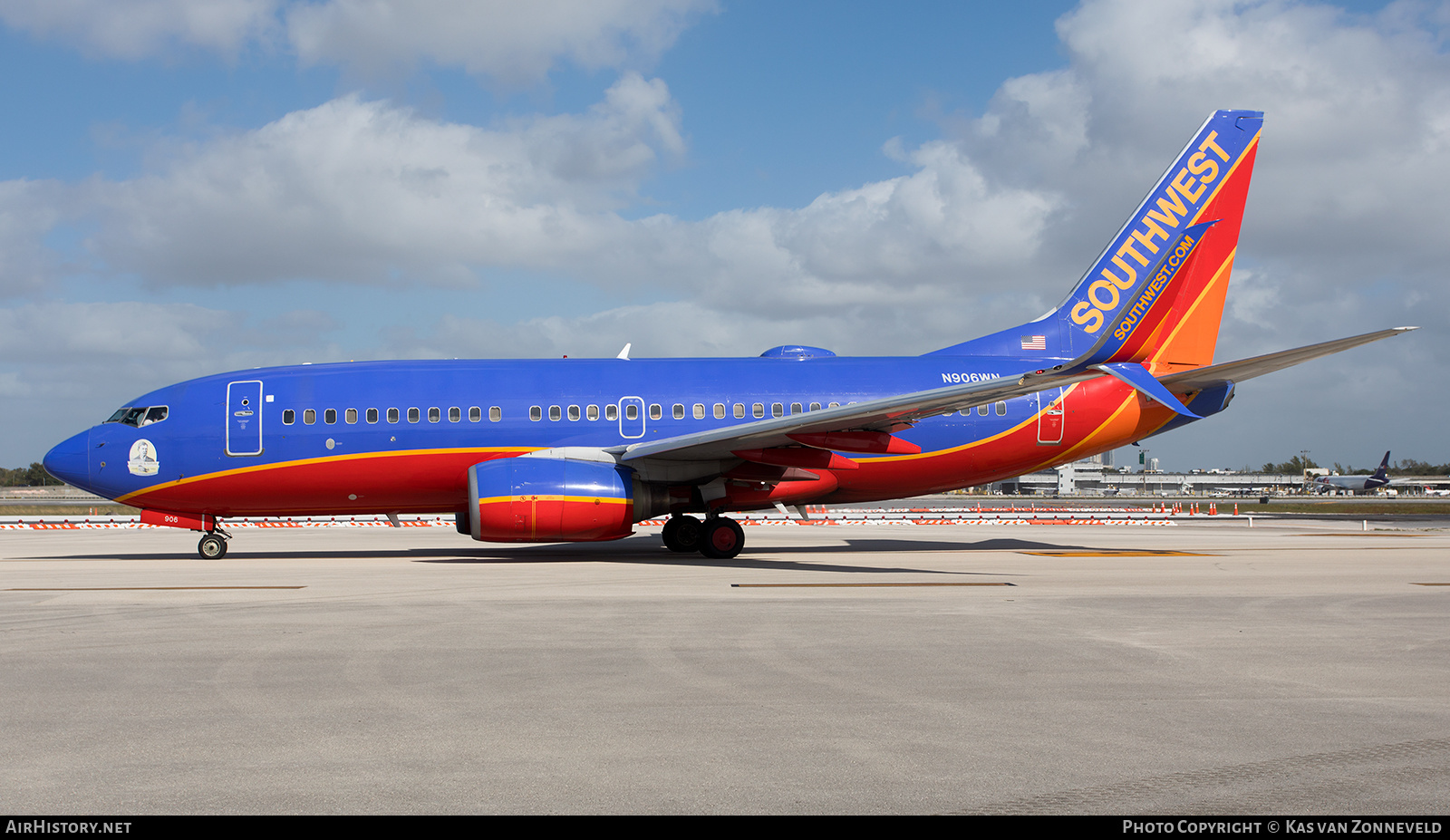 Aircraft Photo of N906WN | Boeing 737-7H4 | Southwest Airlines | AirHistory.net #277191