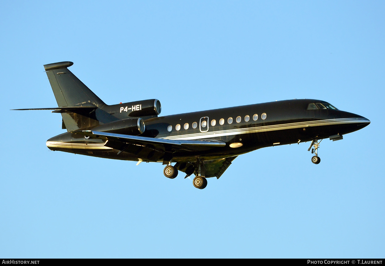 Aircraft Photo of P4-HEI | Dassault Falcon 900B | AirHistory.net #277195