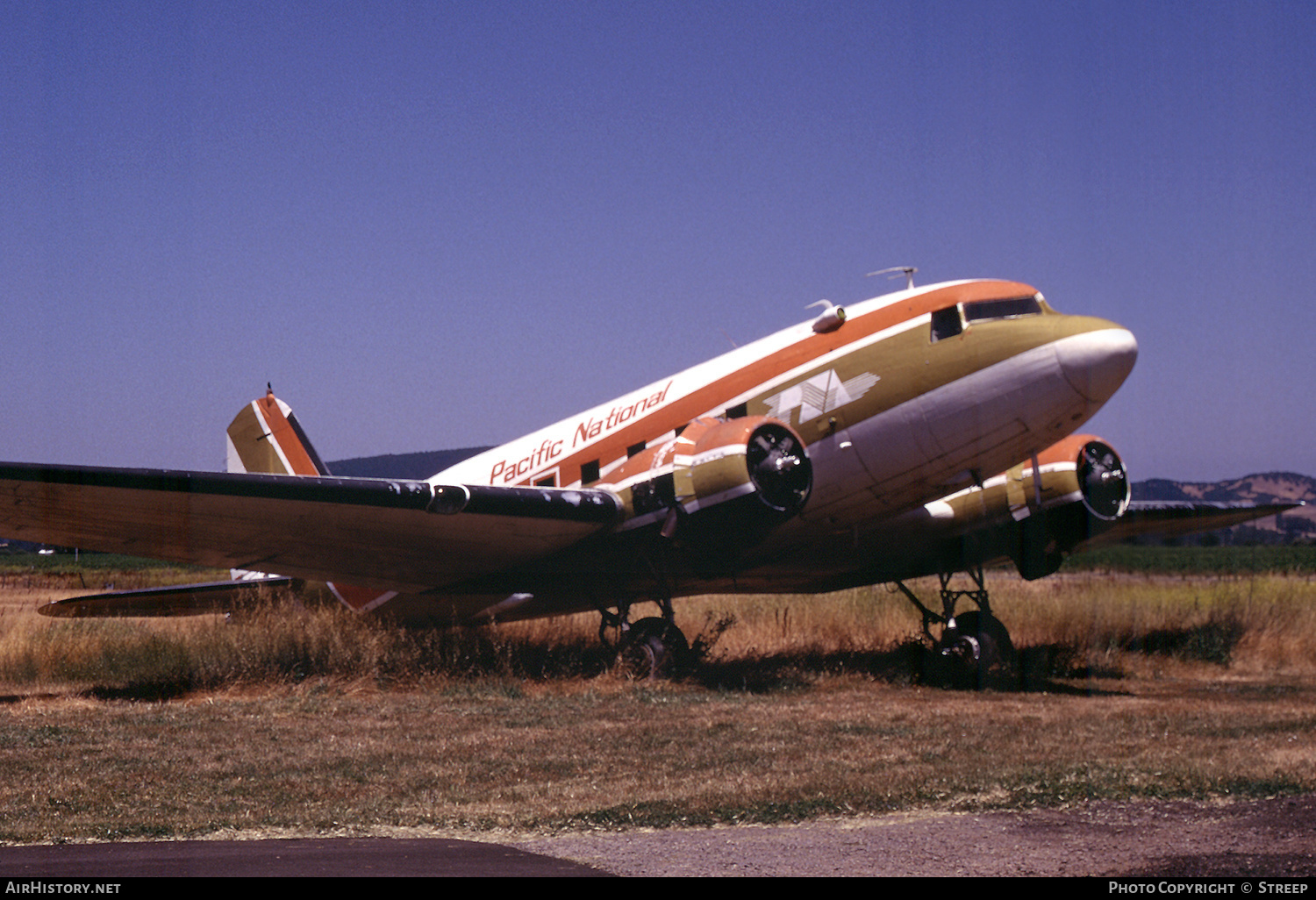Aircraft Photo of N139D | Douglas DC-3(A) | Pacific National Airways | AirHistory.net #277202