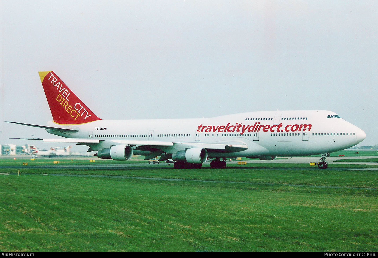 Aircraft Photo of TF-AME | Boeing 747-312 | Travel City Direct | AirHistory.net #277209