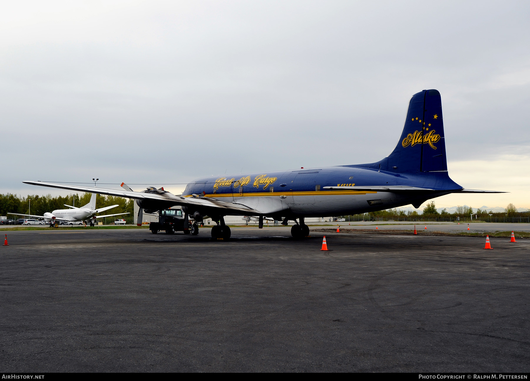 Aircraft Photo of N451CE | Douglas C-118B Liftmaster (DC-6A) | Everts Air Cargo | AirHistory.net #277227