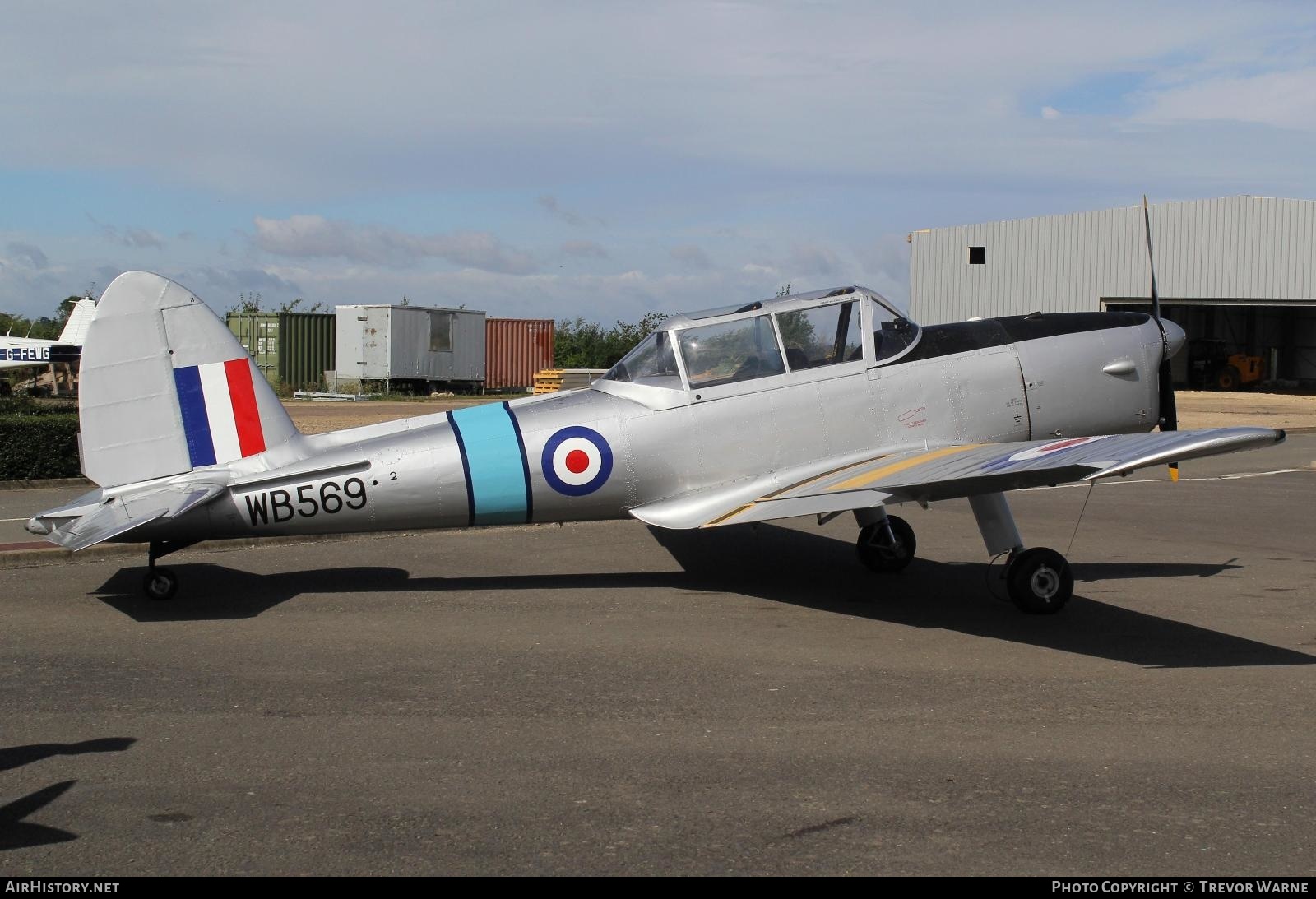 Aircraft Photo of G-BYSJ / WB569 | De Havilland DHC-1 Chipmunk Mk22 | UK - Air Force | AirHistory.net #277228