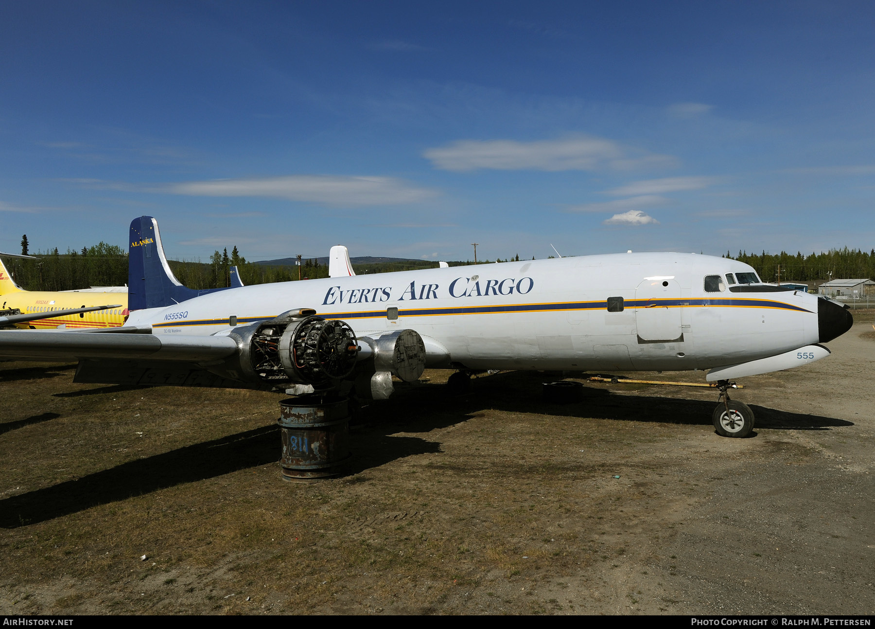 Aircraft Photo of N555SQ | Douglas DC-6B | Everts Air Cargo | AirHistory.net #277268