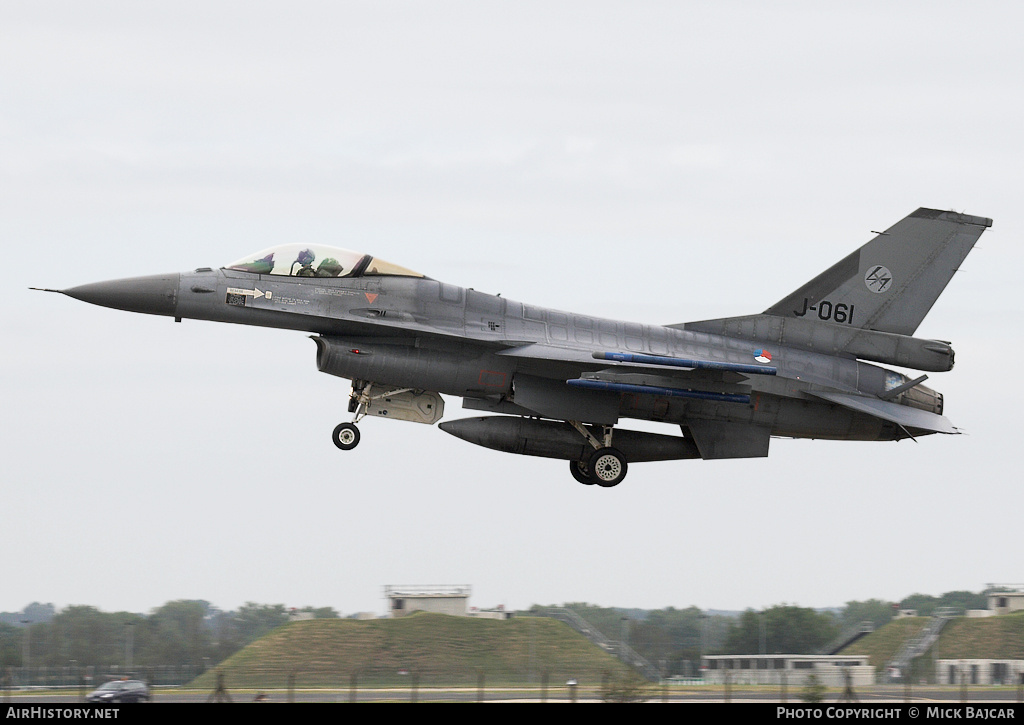 Aircraft Photo of J-061 | General Dynamics F-16AM Fighting Falcon | Netherlands - Air Force | AirHistory.net #277283