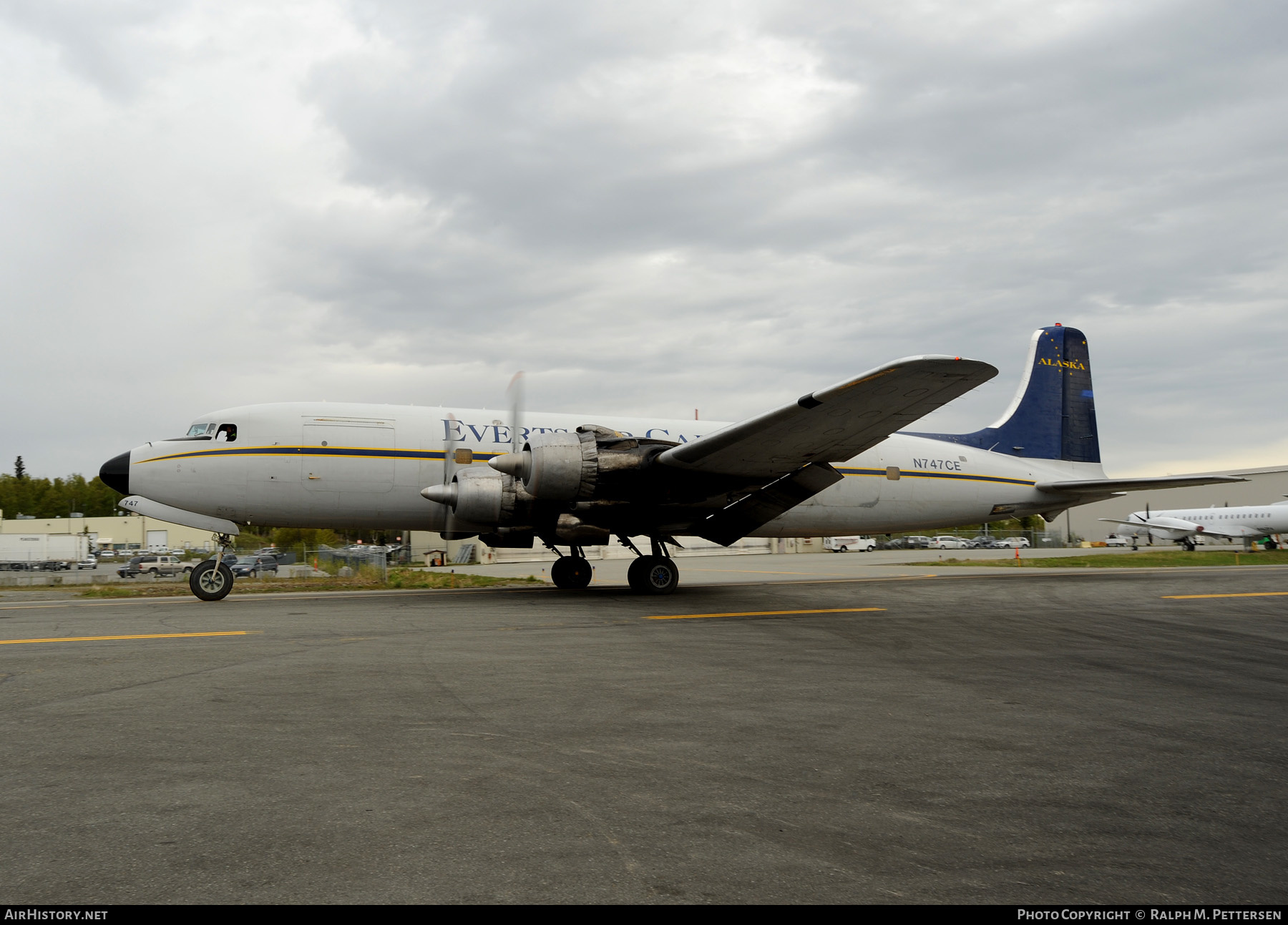 Aircraft Photo of N747CE | Douglas C-118A Liftmaster (DC-6A) | Everts Air Cargo | AirHistory.net #277287