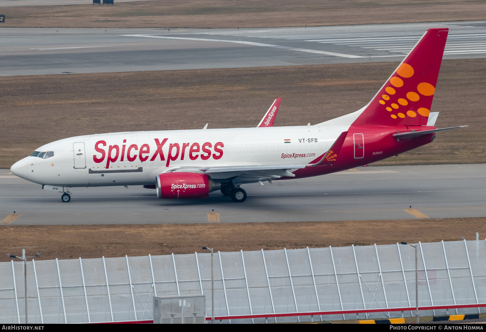 Aircraft Photo of VT-SFB | Boeing 737-75B/BDSF | SpiceXpress | AirHistory.net #277296