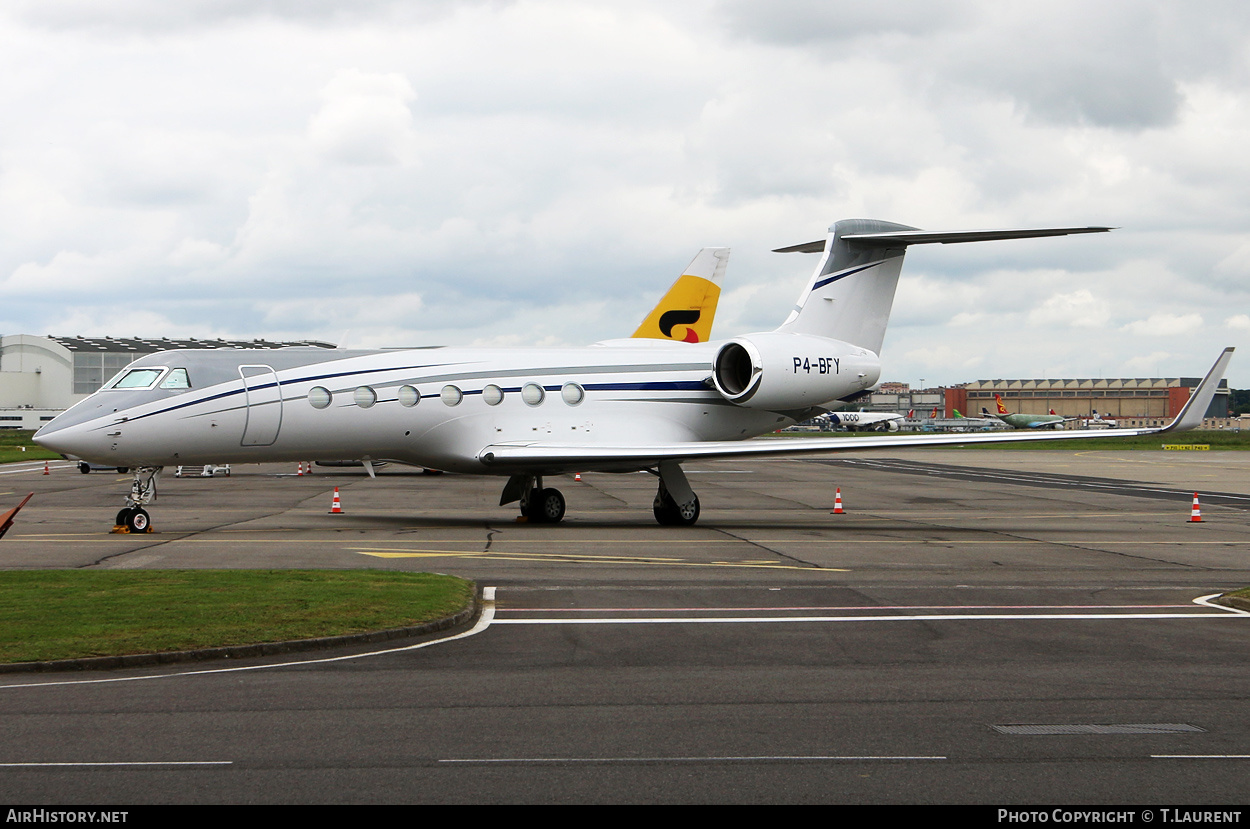 Aircraft Photo of P4-BFY | Gulfstream Aerospace G-V-SP Gulfstream G550 | AirHistory.net #277297