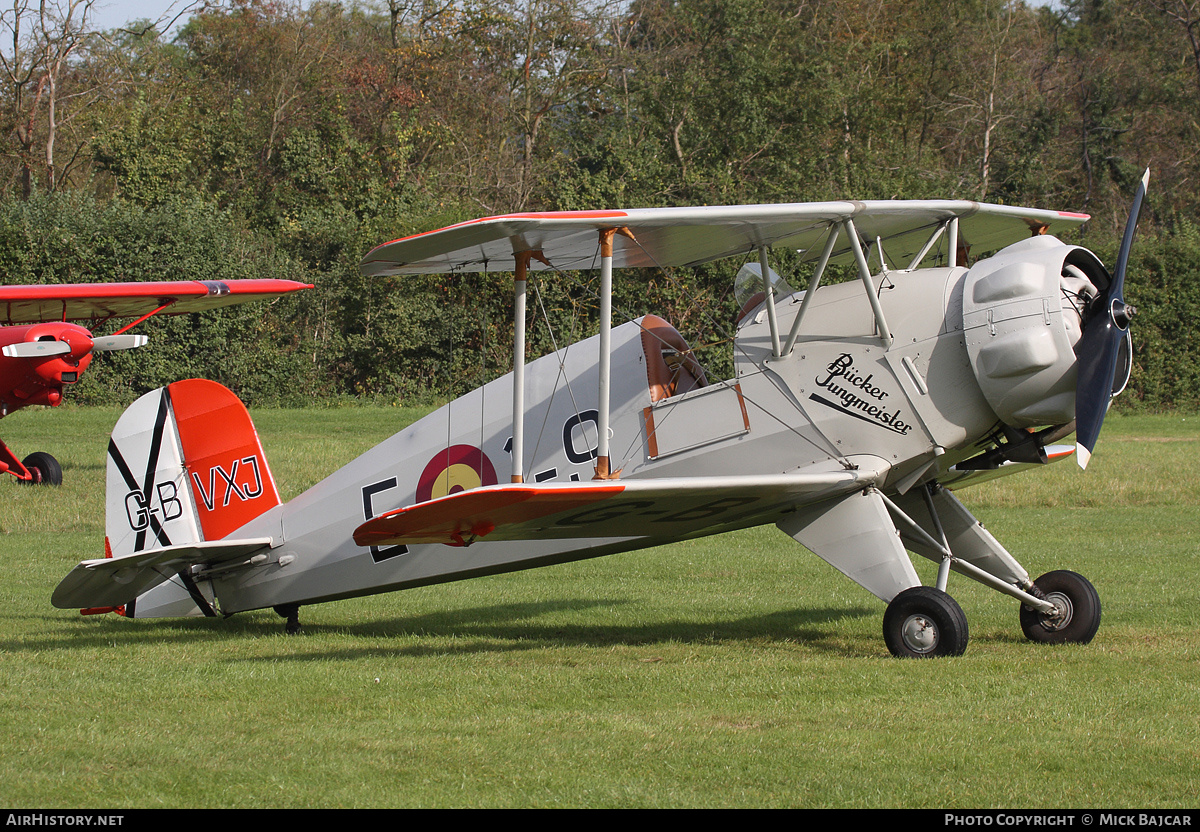 Aircraft Photo of G-BVXJ / E1-9 | Bücker Bü 133C Jungmeister | Spain - Air Force | AirHistory.net #277400