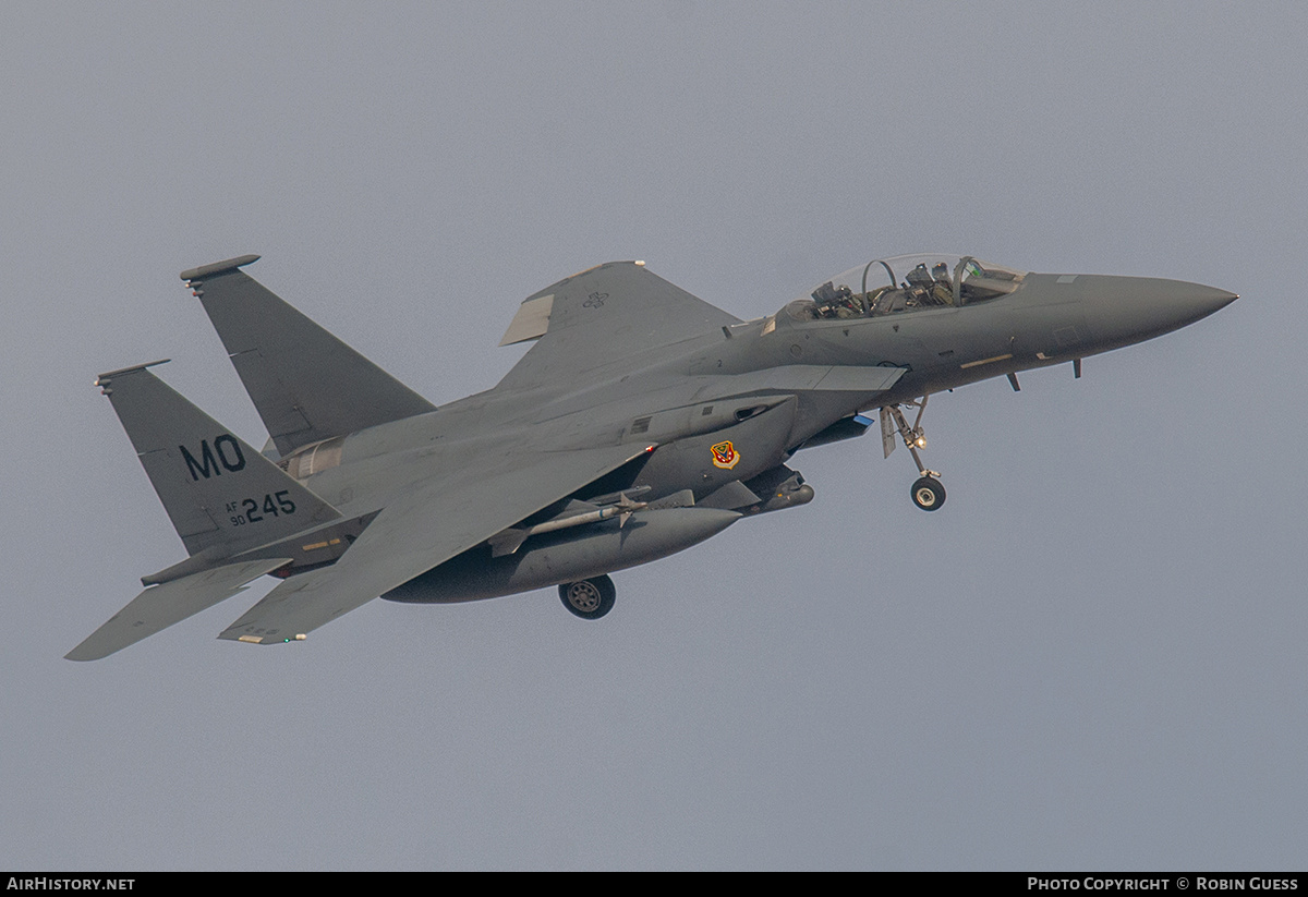 Aircraft Photo of 90-0245 / AF90-245 | Boeing F-15E Strike Eagle | USA - Air Force | AirHistory.net #277423