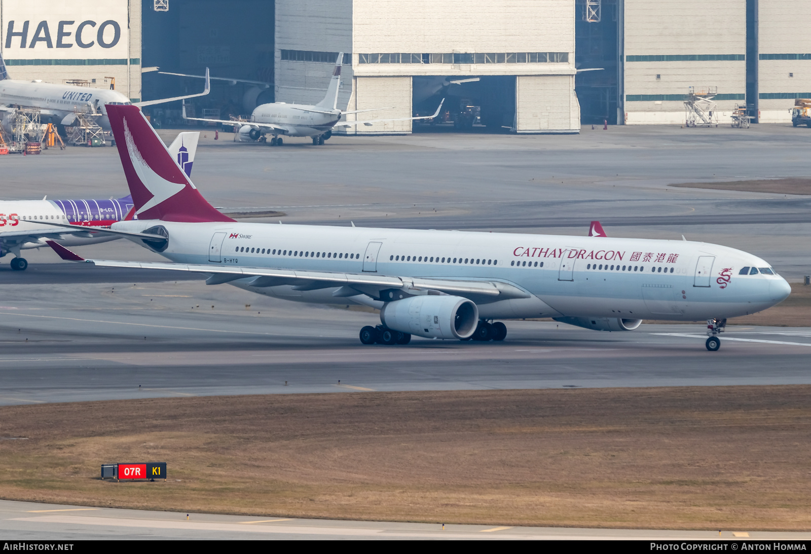 Aircraft Photo of B-HYQ | Airbus A330-343E | Cathay Dragon Airways | AirHistory.net #277445