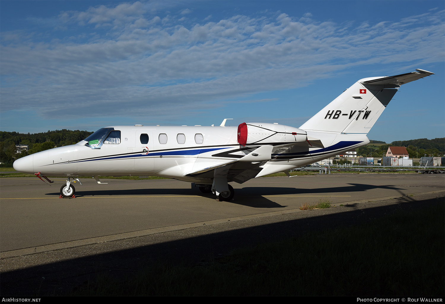 Aircraft Photo of HB-VTW | Cessna 525 CitationJet M2 | AirHistory.net #277478