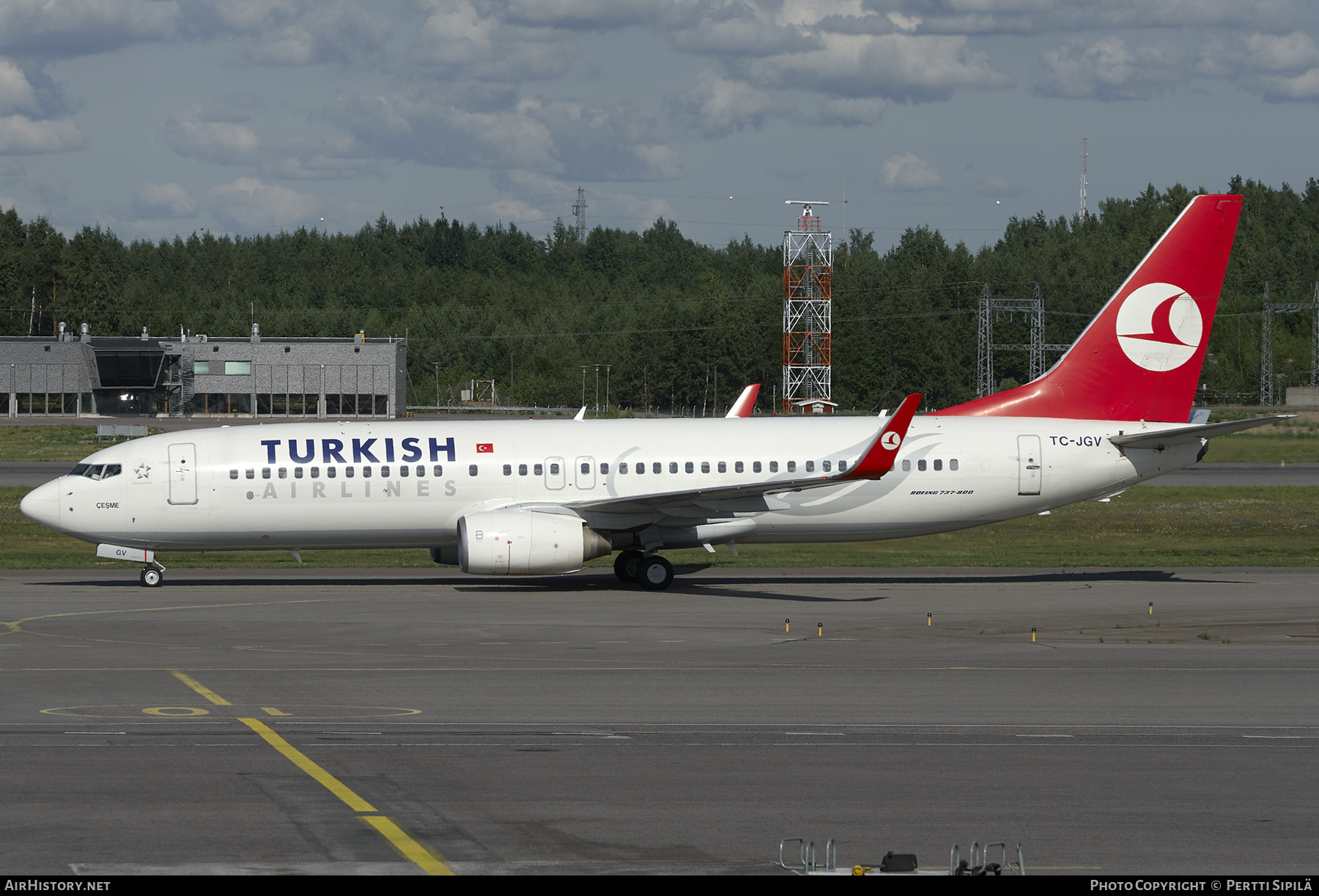 Aircraft Photo of TC-JGV | Boeing 737-8F2 | Turkish Airlines | AirHistory.net #277483