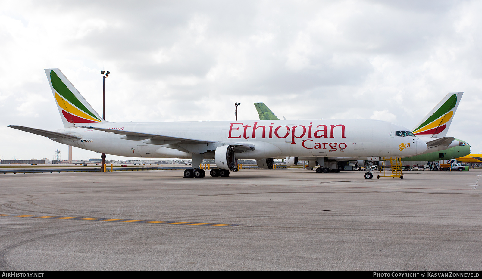 Aircraft Photo of N755CS | Boeing 757-260PF | Ethiopian Airlines Cargo | AirHistory.net #277485