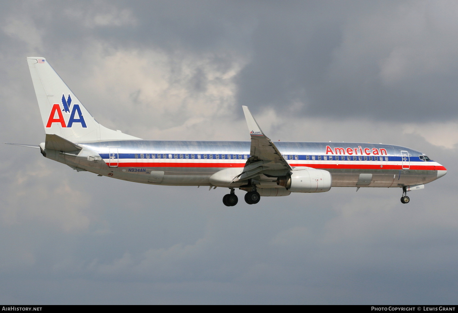 Aircraft Photo of N934AN | Boeing 737-823 | American Airlines | AirHistory.net #277513