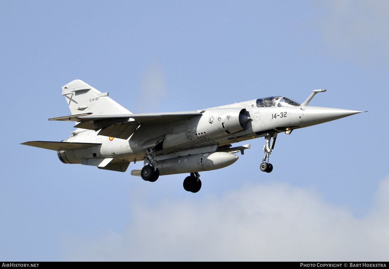 Aircraft Photo of C14-57 | Dassault Mirage F1M | Spain - Air Force | AirHistory.net #277523
