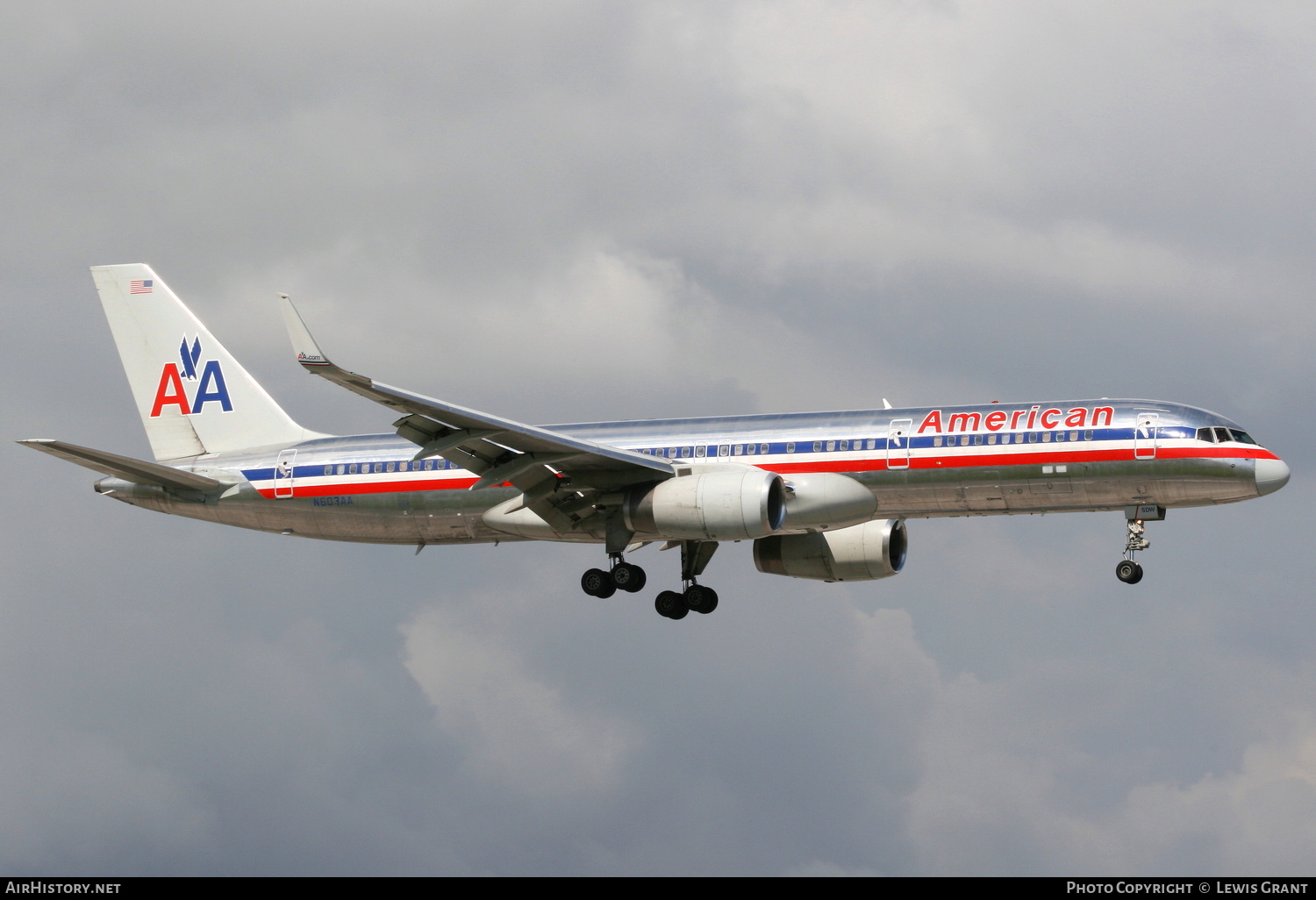 Aircraft Photo of N603AA | Boeing 757-223 | American Airlines | AirHistory.net #277524
