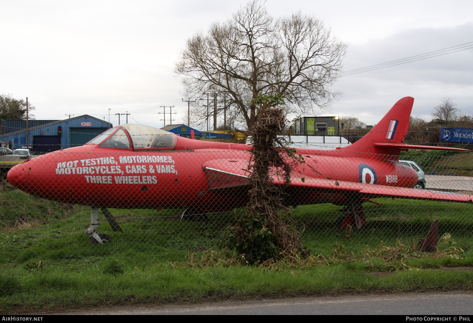 Aircraft Photo of WB188 | Hawker Hunter GA11 | UK - Air Force | AirHistory.net #277533