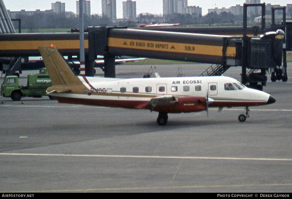 Aircraft Photo of G-BNOC | Embraer EMB-110P1 Bandeirante | Air Écosse | AirHistory.net #277571