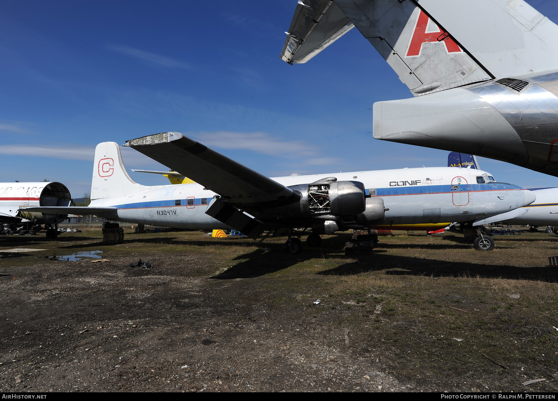 Aircraft Photo of N3047V | Douglas C-118A Liftmaster (DC-6A) | Conifair | AirHistory.net #277602