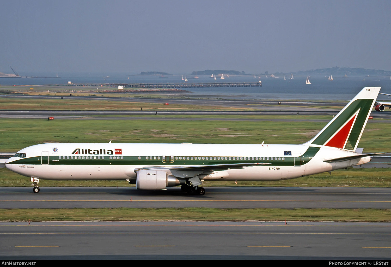 Aircraft Photo of EI-CRM | Boeing 767-343/ER | Alitalia | AirHistory.net #277608