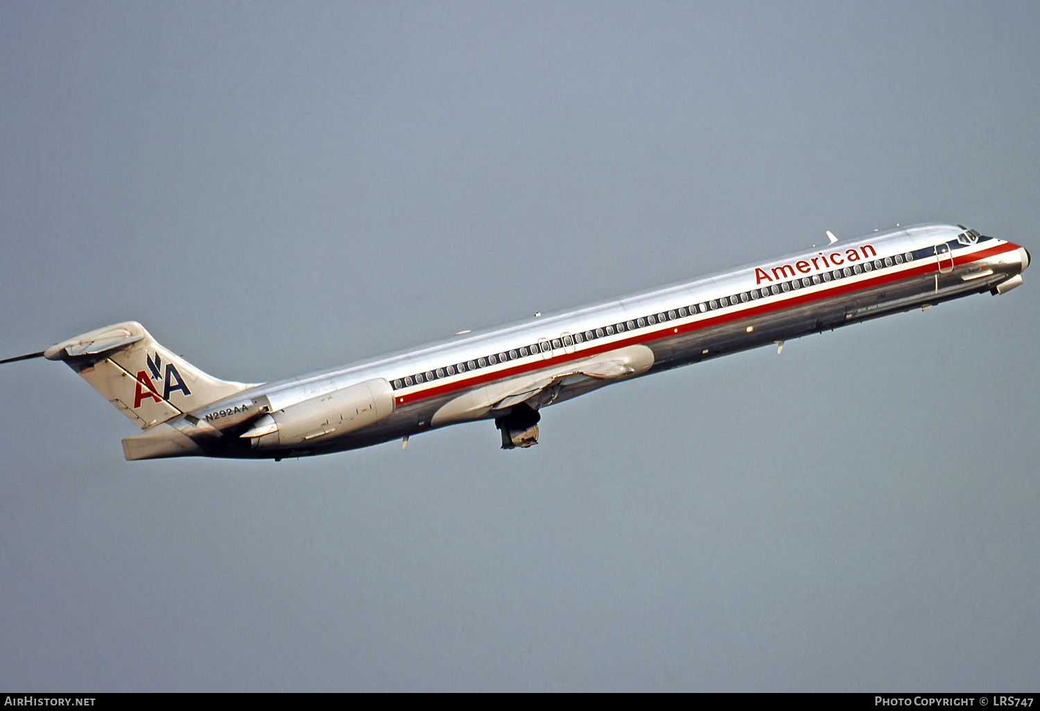 Aircraft Photo of N292AA | McDonnell Douglas MD-82 (DC-9-82) | American Airlines | AirHistory.net #277629