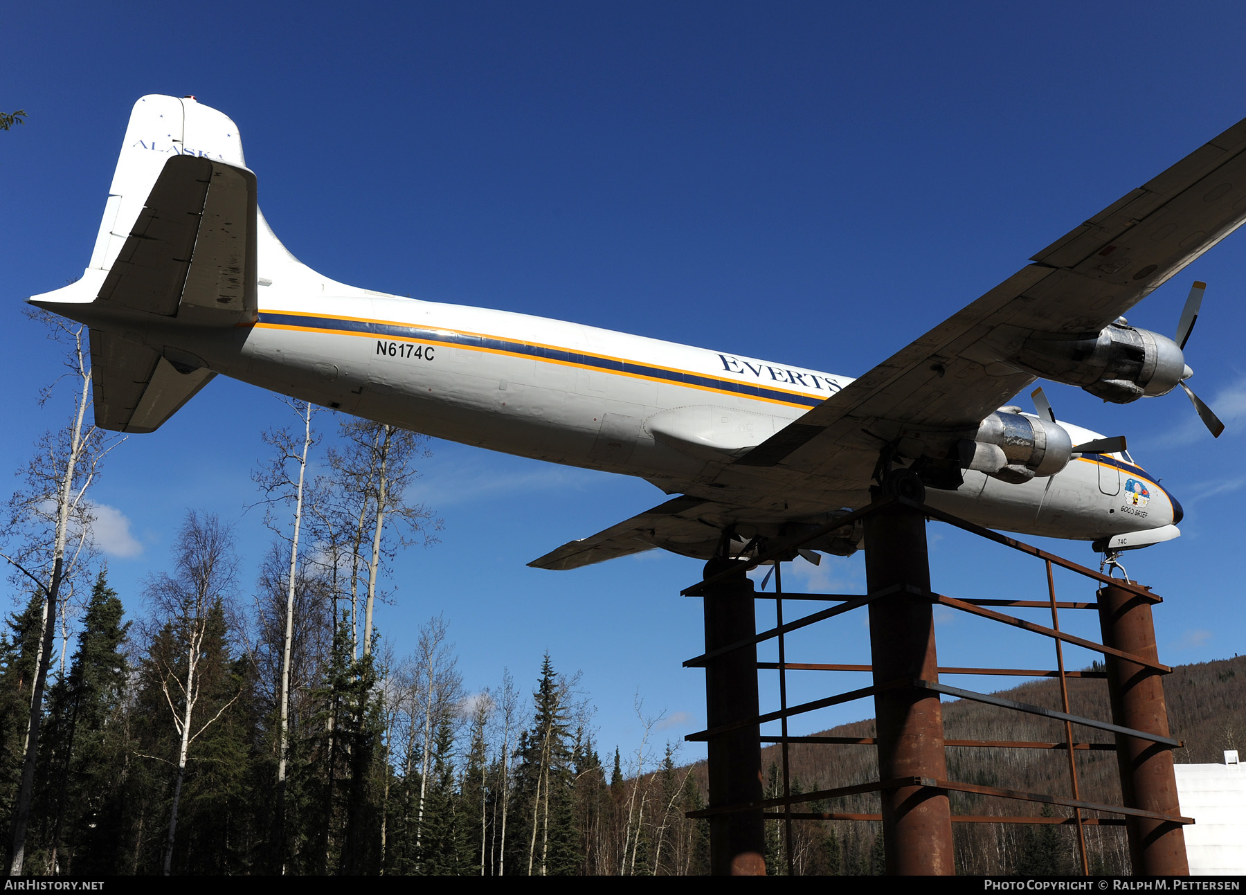 Aircraft Photo of N6174C | Douglas DC-6A | Everts Air Cargo | AirHistory.net #277650