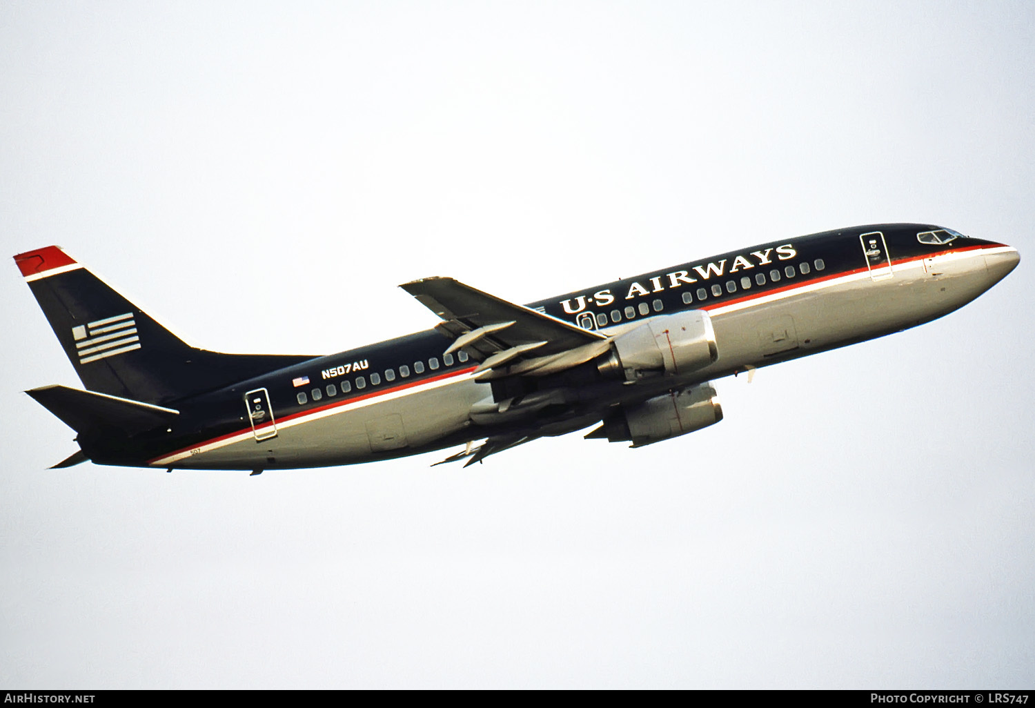 Aircraft Photo of N507AU | Boeing 737-3B7 | US Airways | AirHistory.net #277670