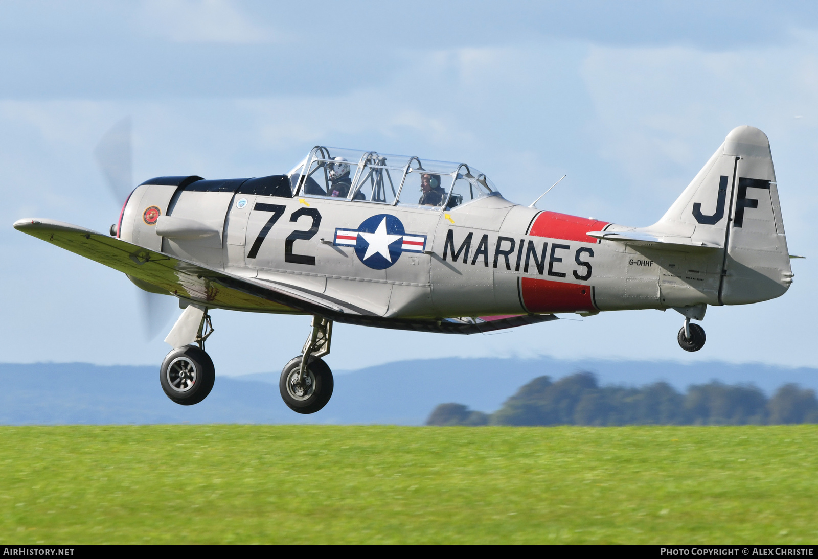 Aircraft Photo of G-DHHF | North American SNJ-5 Texan | USA - Marines | AirHistory.net #277672