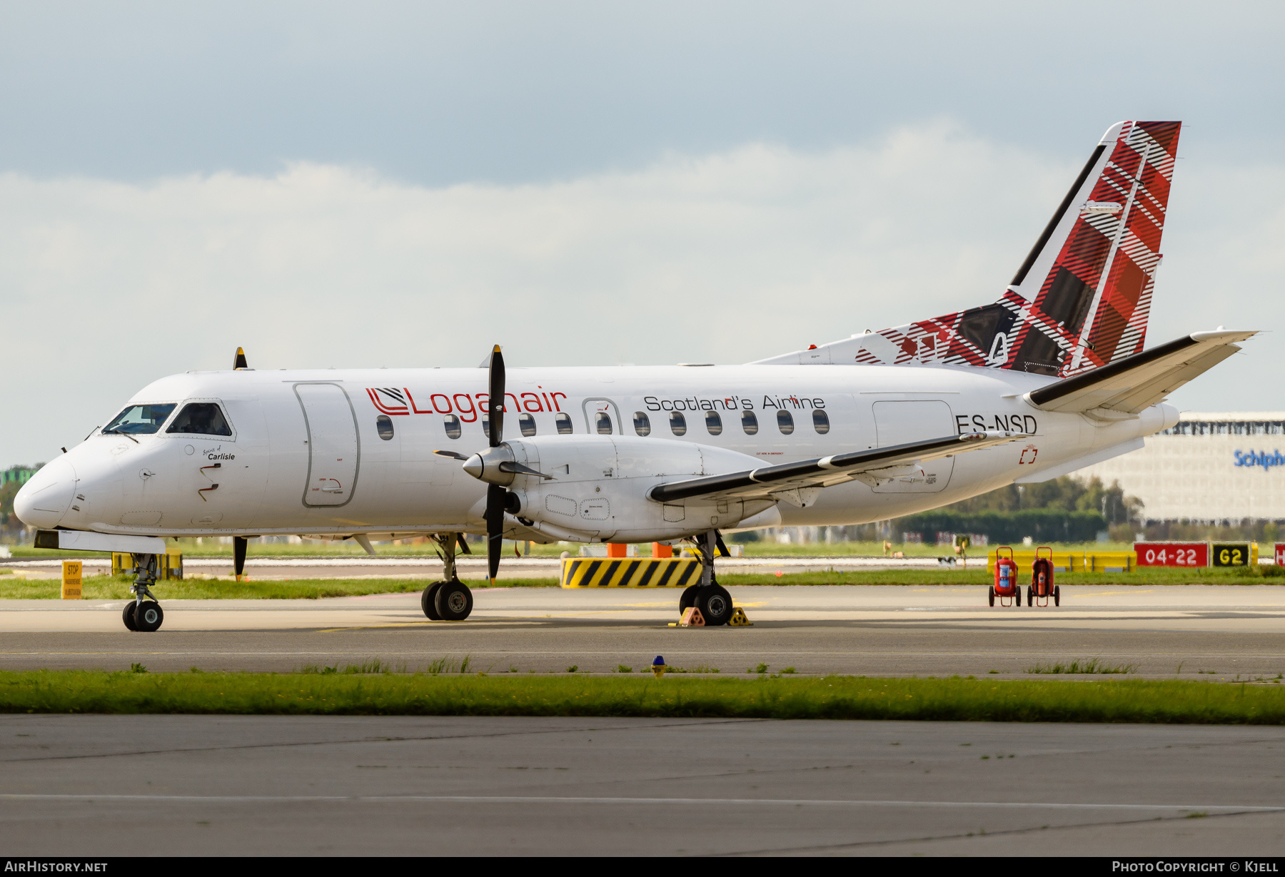 Aircraft Photo of ES-NSD | Saab 340B | Loganair | AirHistory.net #277677