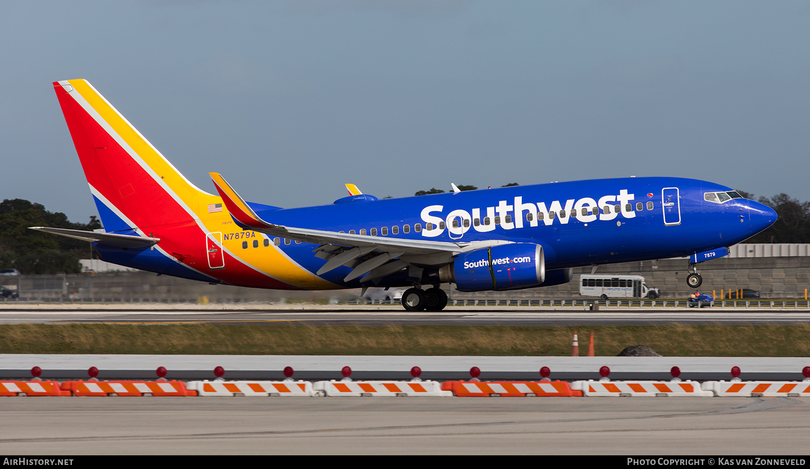 Aircraft Photo of N7879A | Boeing 737-7K9 | Southwest Airlines | AirHistory.net #277723