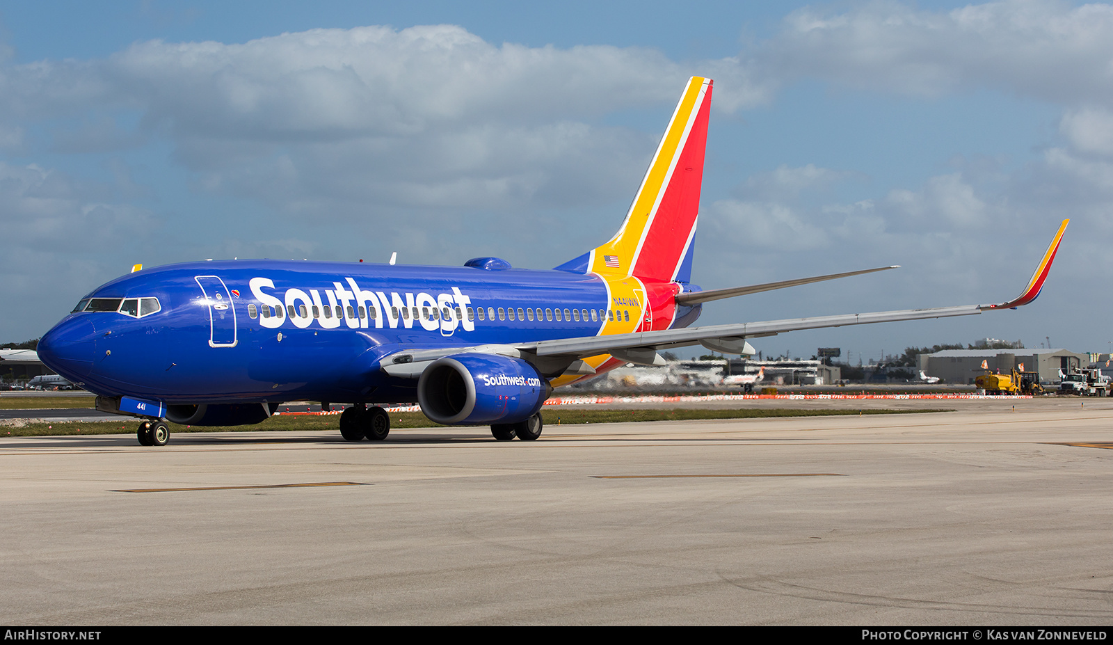 Aircraft Photo of N441WN | Boeing 737-7H4 | Southwest Airlines | AirHistory.net #277728