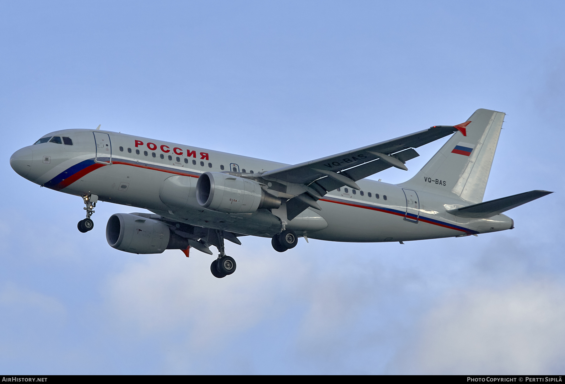 Aircraft Photo of VQ-BAS | Airbus A319-111 | Rossiya - Russian Airlines | AirHistory.net #277759