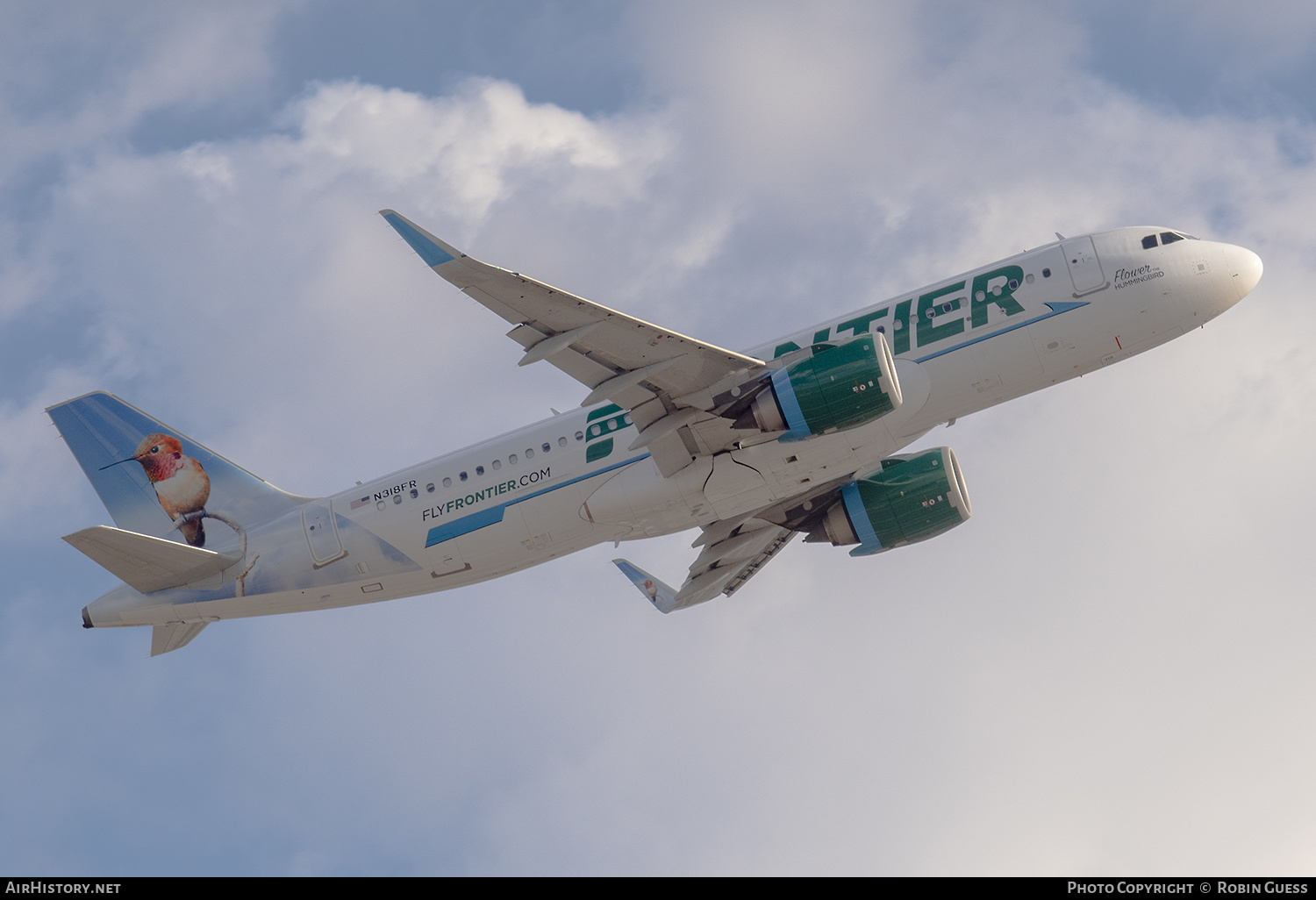 Aircraft Photo of N318FR | Airbus A320-251N | Frontier Airlines | AirHistory.net #277830