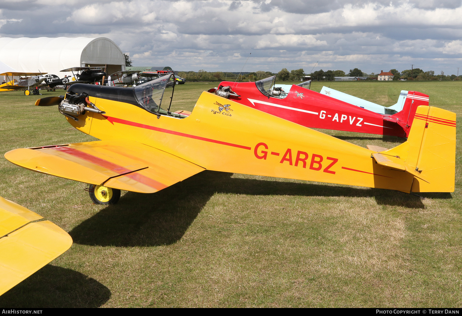 Aircraft Photo of G-ARBZ | Druine D-31 Turbulent | The Tiger Club | AirHistory.net #277835
