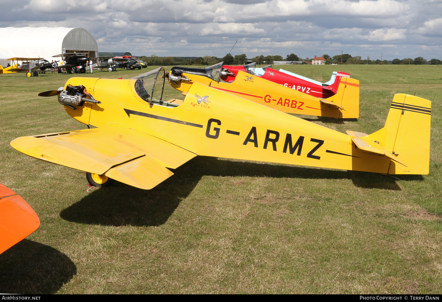 Aircraft Photo of G-ARMZ | Druine D-31 Turbulent | The Tiger Club | AirHistory.net #277836