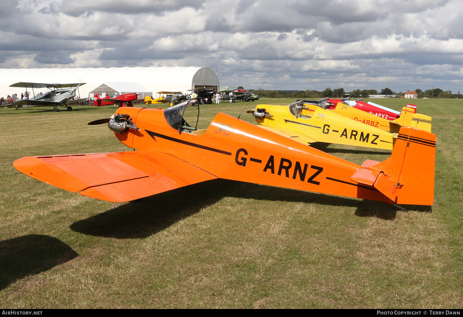 Aircraft Photo of G-ARNZ | Druine D-31 Turbulent | The Tiger Club | AirHistory.net #277837