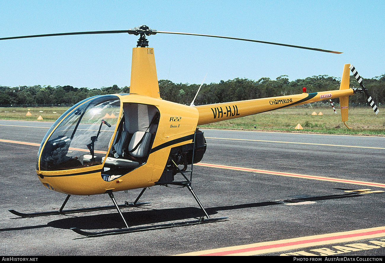Aircraft Photo of VH-HJL | Robinson R-22 Beta II | Chopperline | AirHistory.net #277844