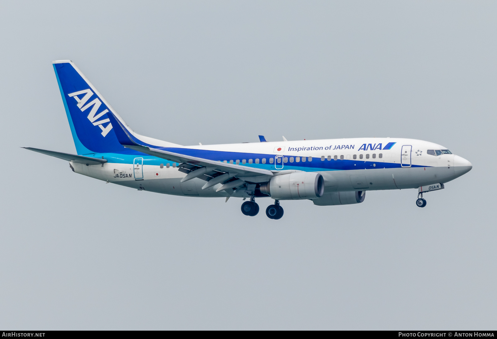 Aircraft Photo of JA05AN | Boeing 737-781 | All Nippon Airways - ANA | AirHistory.net #277850