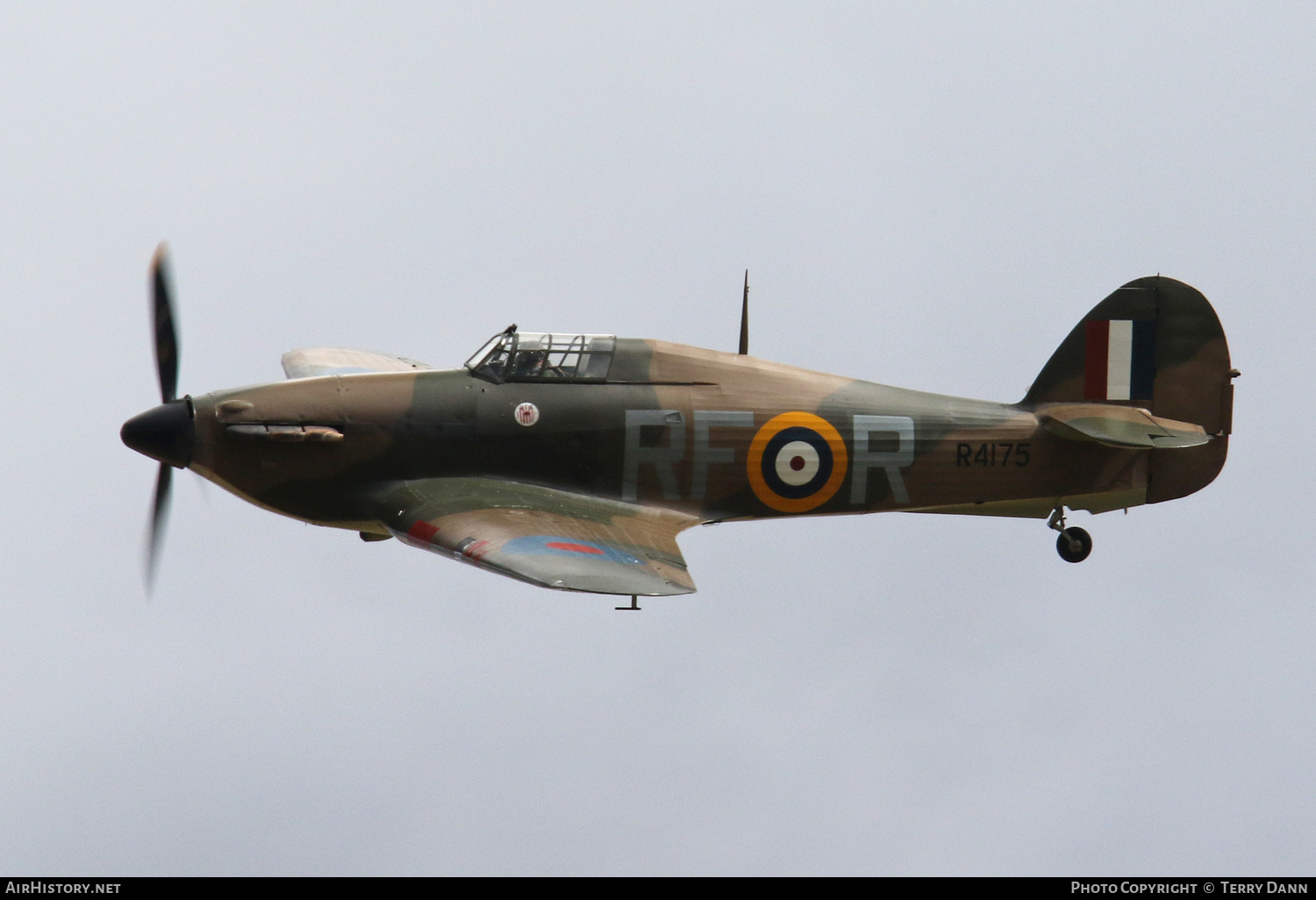 Aircraft Photo of G-HURI / R4175 | Hawker Hurricane Mk12A | UK - Air Force | AirHistory.net #277852