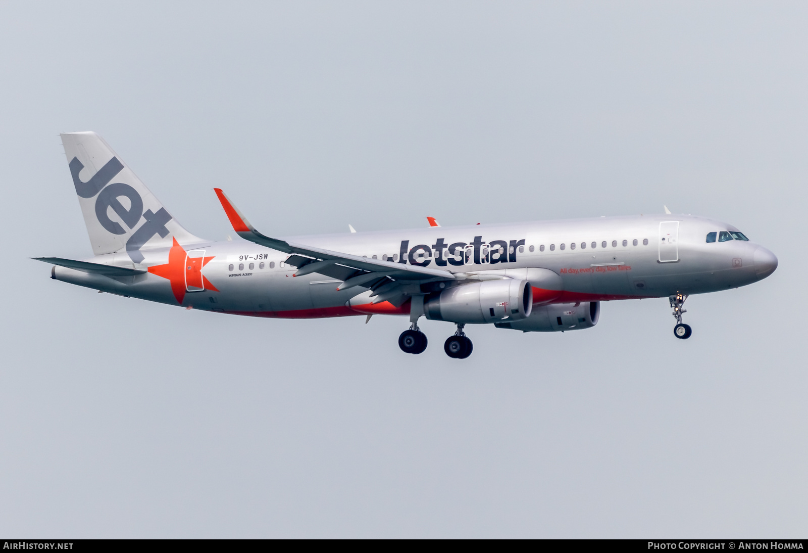 Aircraft Photo of 9V-JSW | Airbus A320-232 | Jetstar Airways | AirHistory.net #277875