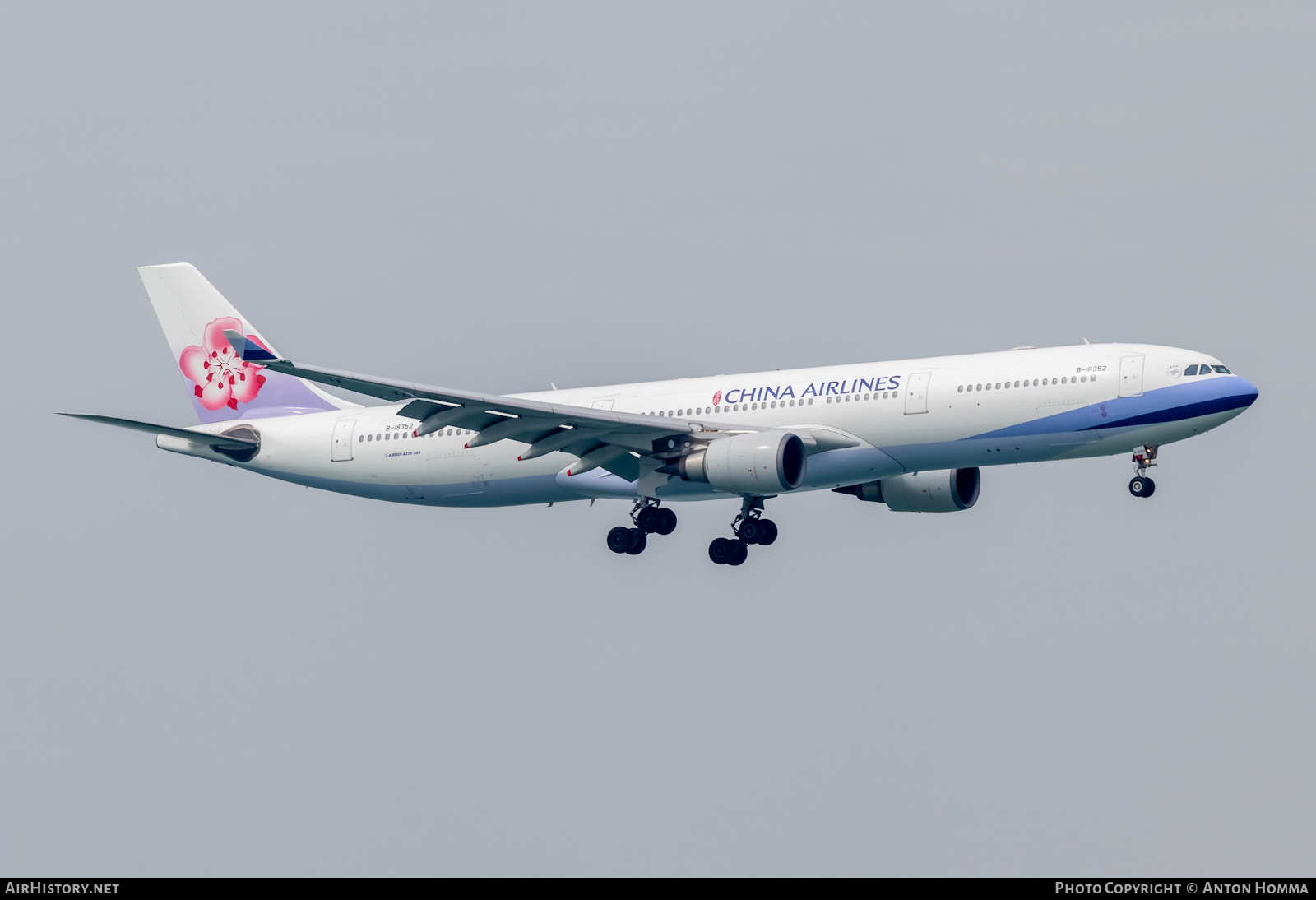 Aircraft Photo of B-18352 | Airbus A330-302E | China Airlines | AirHistory.net #277896
