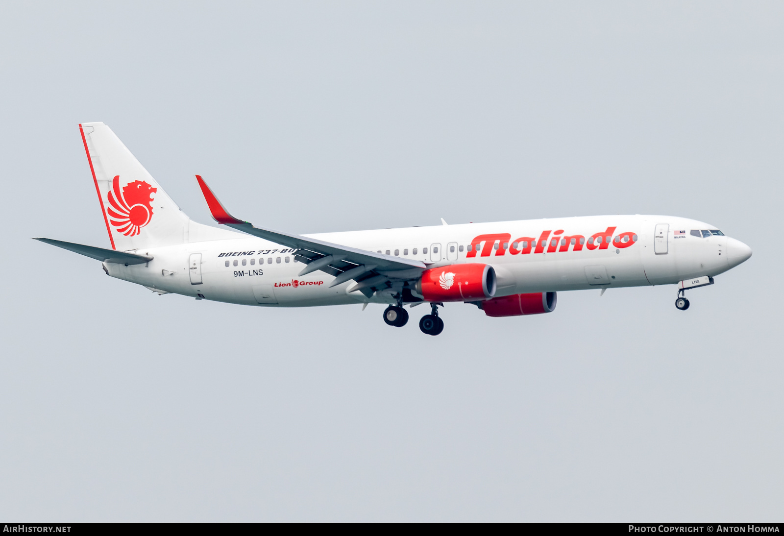 Aircraft Photo of 9M-LNS | Boeing 737-8GP | Malindo Air | AirHistory.net #277898