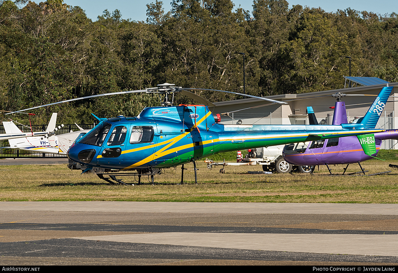 Aircraft Photo of VH-EGJ | Eurocopter AS-350B-2/SD2 Ecureuil | NSW Helicopters | AirHistory.net #277927